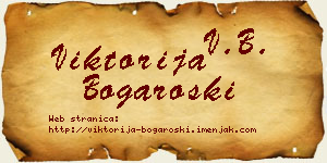 Viktorija Bogaroški vizit kartica